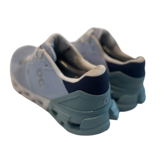 On Running Blue and Gray Athletic Shoes with CloudTec Cushioning - Picture 3 of 16